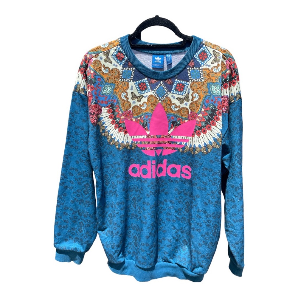 ADIDAS OVERSIZED CREWNECK LIMITED EDITION COLORFUL SIZE S